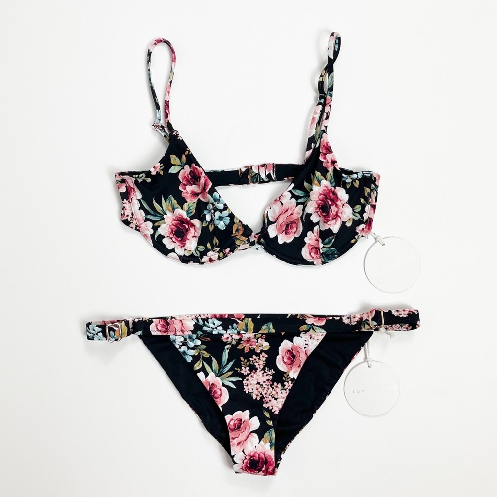 Tori Praver Floral Bikini Set Medium‎